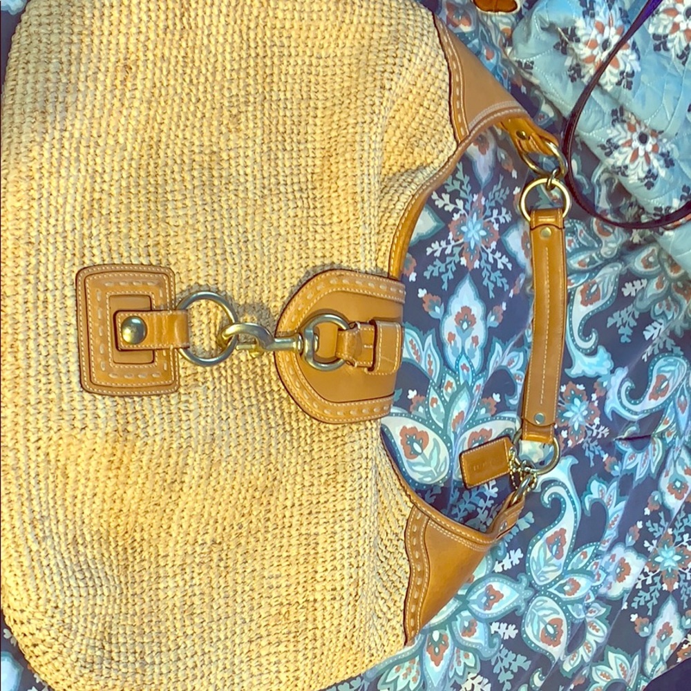 Coach Straw Bag